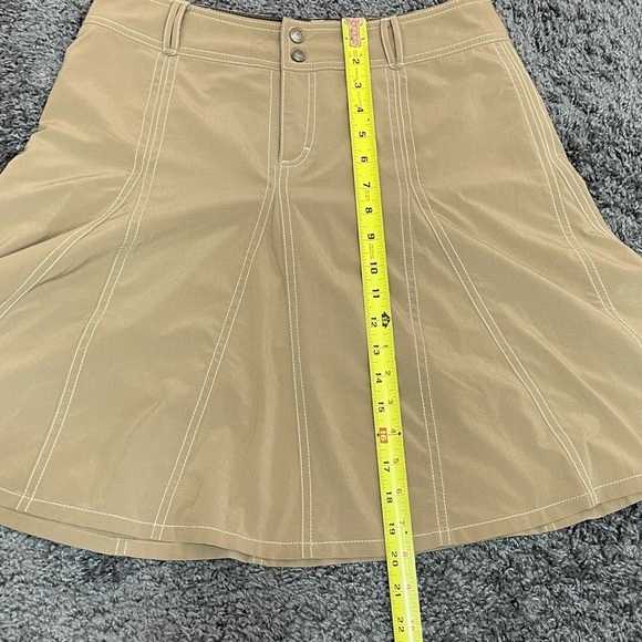 Athleta tan whatever pleated skort shorts skirt woman’s size 6 - Picture 13 of 15